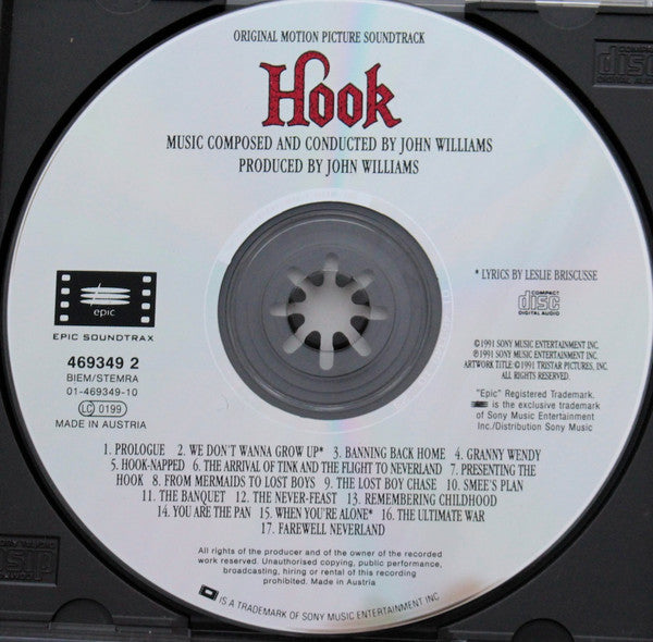 John Williams (4) : Hook (Original Motion Picture Soundtrack) (CD, Album)