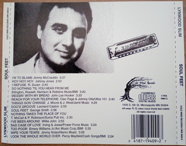 Lynwood Slim ...With Leonard "Baby Doo" Caston* & Jimmy Smith* : Soul Feet (CD, Album)