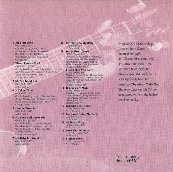 Otis Rush : I Can’t Quit You Baby (CD, Comp)