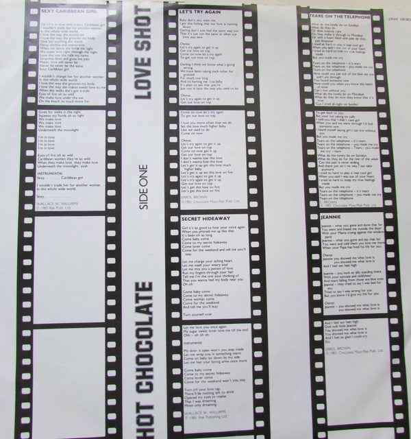 Hot Chocolate : Love Shot (LP, Album)