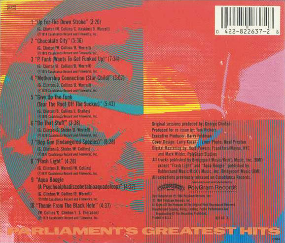 Parliament : Parliament's Greatest Hits (CD, Comp)