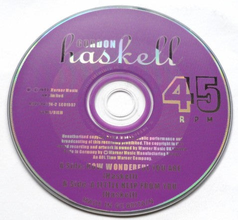 Gordon Haskell : How Wonderful You Are (CD, Single)