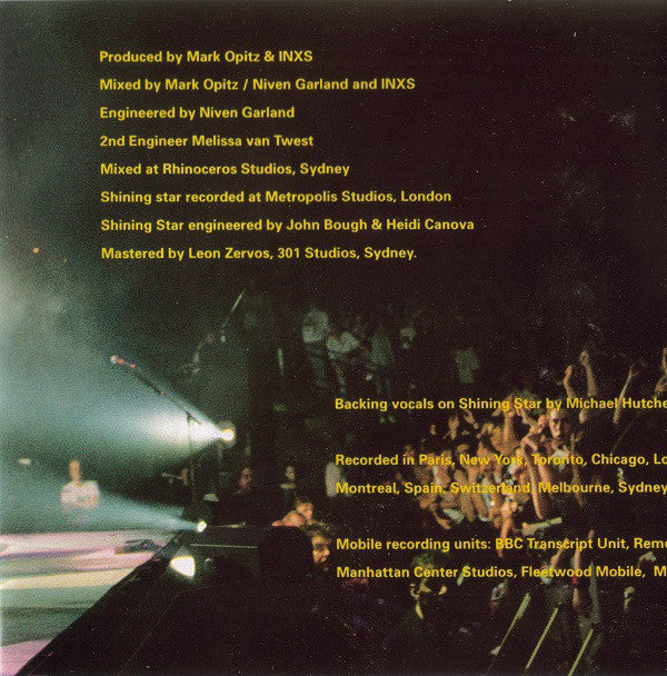 INXS : Live Baby Live (CD, Album)