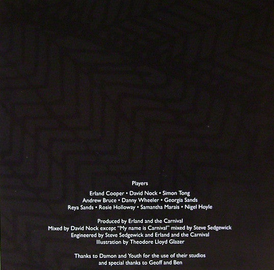 Erland And The Carnival : Erland And The Carnival (CD, Album, S/Edition)