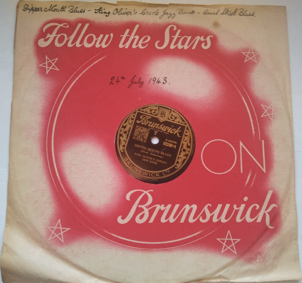 King Oliver's Creole Jazz Band : Dipper Mouth Blues / Canal Street Blues (Shellac, 10")