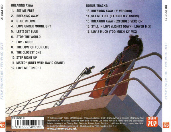 Jaki Graham : Breaking Away (CD, Album, RE, RM)