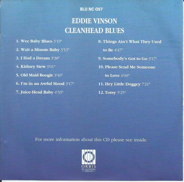 Eddie Vinson* : Cleanhead Blues (CD, Comp, RM)