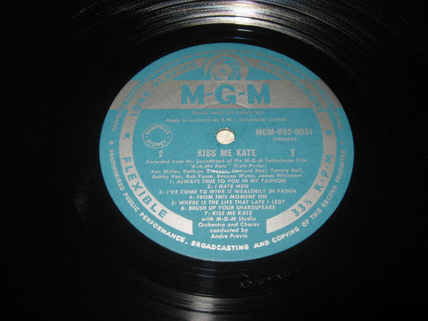 Various : Kiss Me Kate (LP, Album, Mono, RE)