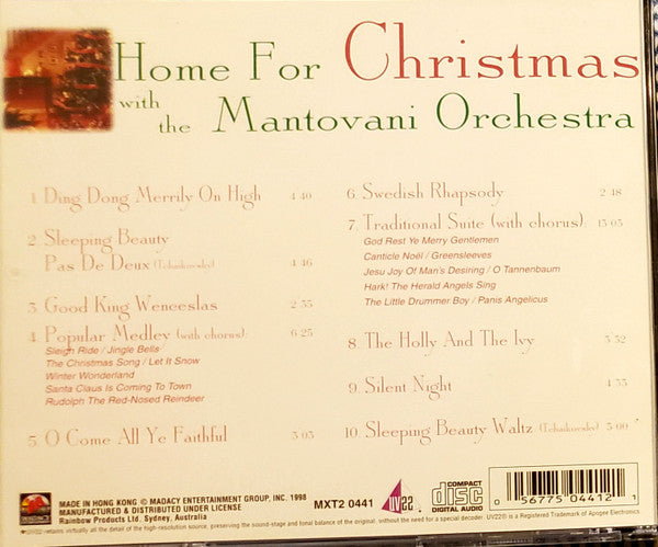The Mantovani Orchestra* : Home For Christmas With The Mantovani Orchestra (CD, Comp, RE)