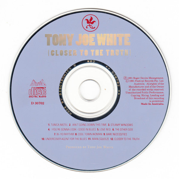 Tony Joe White : Closer To The Truth (CD, Album, RE)