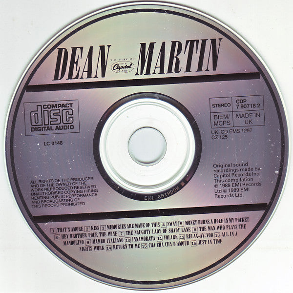 Dean Martin : The Best Of "The Capitol Years" (CD, Comp)