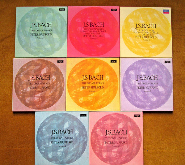 Johann Sebastian Bach, Peter Hurford : The Organ Works Volume 5 (3xLP, Album + Box)
