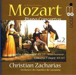 Mozart* - Orchestre De Chambre De Lausanne, Christian Zacharias : Piano Concertos Vol.2 (CD)