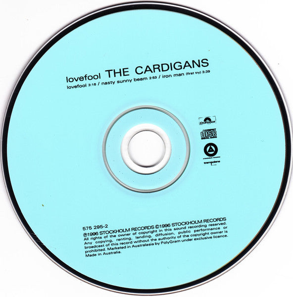 The Cardigans : Lovefool (CD, Single, Car)