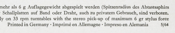 Ludwig Van Beethoven, Carl Seemann, Wolfgang Schneiderhan : Violinsonaten D-dur Op. 12 Nr. 1 ∙ A-dur Op. 12 Nr. 2 / G-dur Op. 30 Nr. 3 (LP, RE, All)