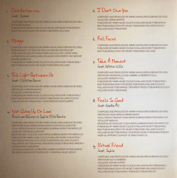 Armin van Buuren : Mirage (CD, Album)