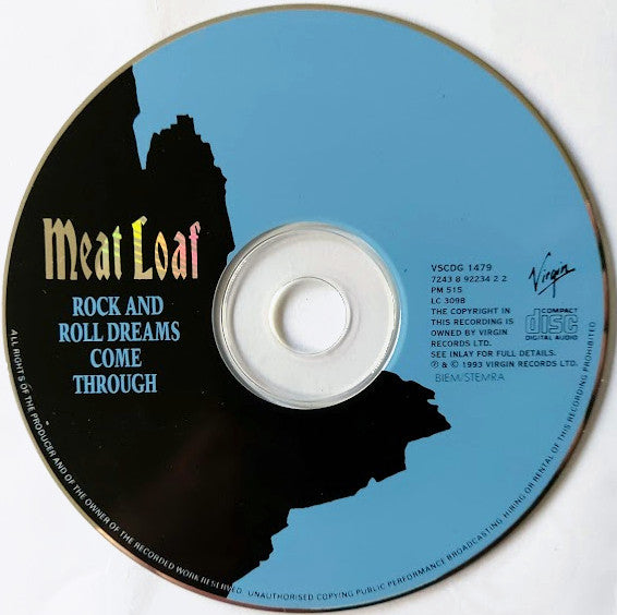 Meat Loaf : Rock And Roll Dreams Come Through (CD, Single, Dig)