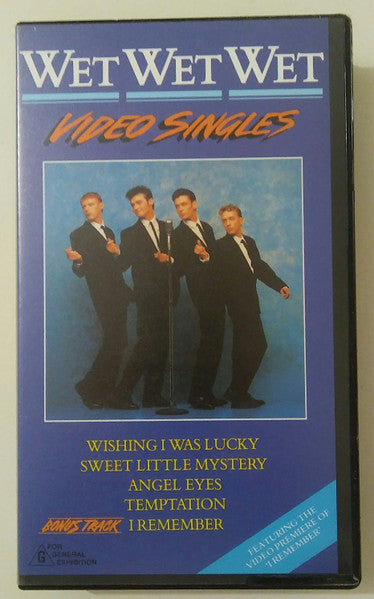 Wet Wet Wet : Video Singles (VHS, Comp, PAL)