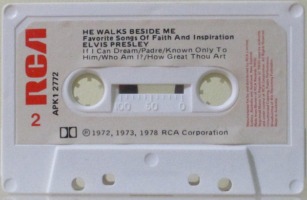 Elvis Presley : He Walks Beside Me Favorite Songs Of Faith And Inspiration (Cass, Comp)