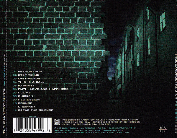 Thousand Foot Krutch : Phenomenon (CD, Album)