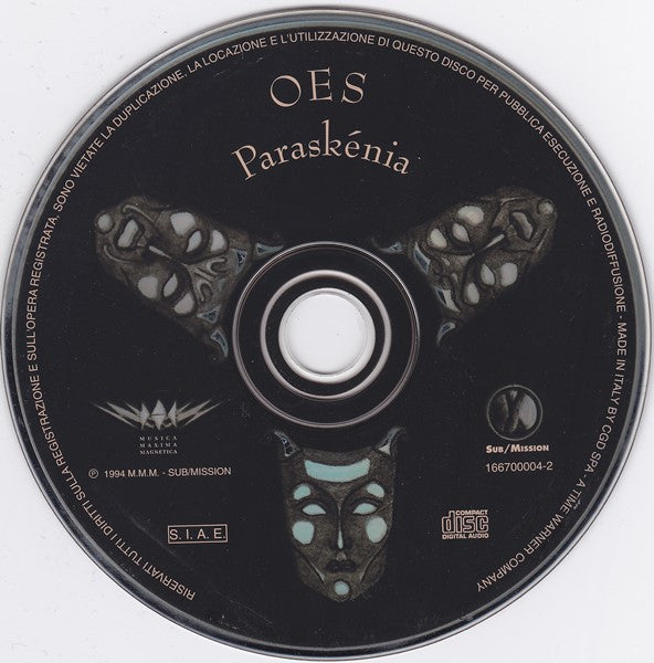 Ordo Equitum Solis : Paraskénia (CD, Album)