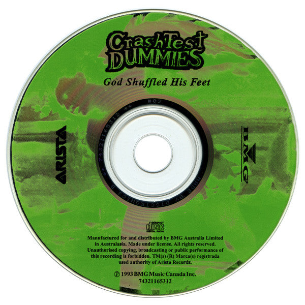 Crash Test Dummies : God Shuffled His Feet (CD, Album)