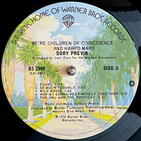 Dory Previn : We're Children Of Coincidence And Harpo Marx (LP, Album, Win)