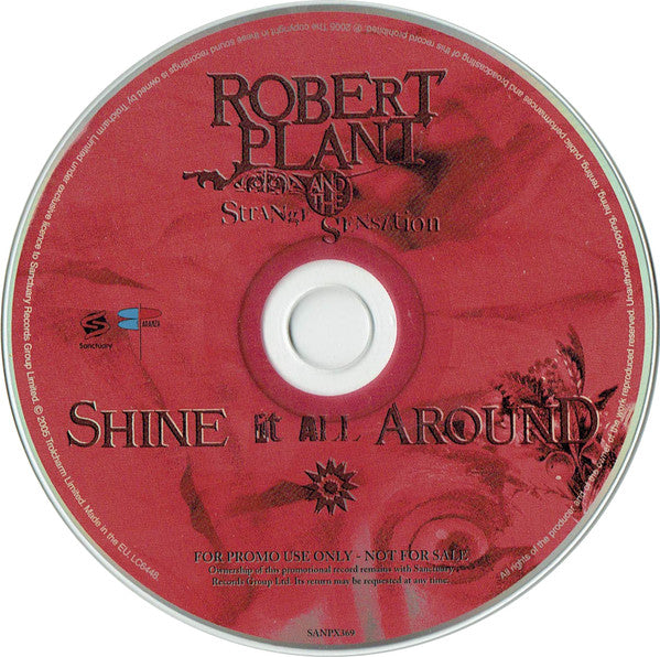 Robert Plant And The Strange Sensation : Shine It All Around (CD, Single, Promo)
