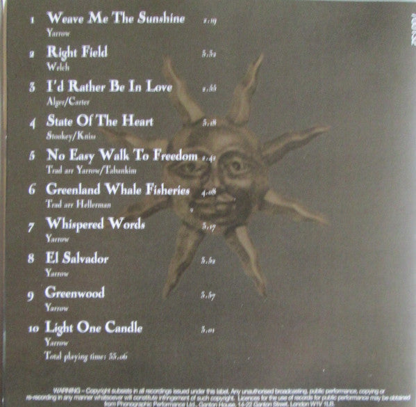Peter, Paul & Mary : Weave Me The Sunshine (CD, Comp, Dig)