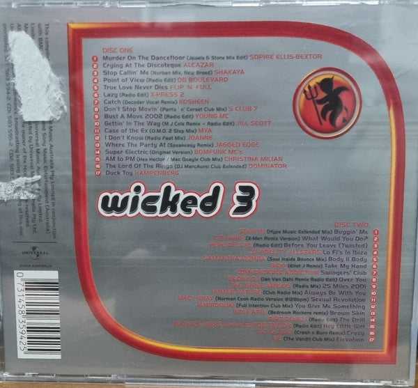 Various : Wicked 3 Remixes And More - The Best In Dance (2xCD, Comp)