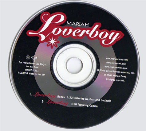 Mariah* : Loverboy (CD, Single, Promo, Car)