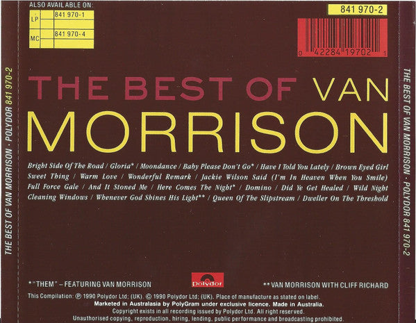 Van Morrison : The Best Of Van Morrison (CD, Comp, RE)