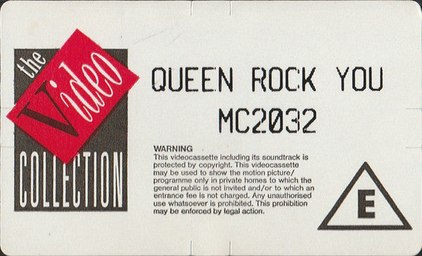 Queen : We Will Rock You (VHS, PAL)