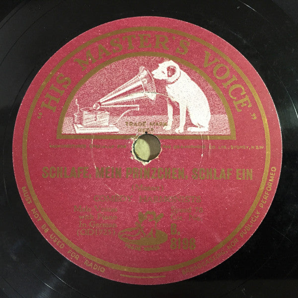 Comedy Harmonists* : Guter Mond, Du Gehst So Stille / Schlafe, Mein Prinzchen, Schlaf Ein (Shellac, 10", RP)