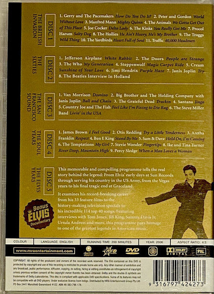 Various : Casey Kasem's Rock & Roll Goldmine (5xDVD-V, Comp, PAL, Col)