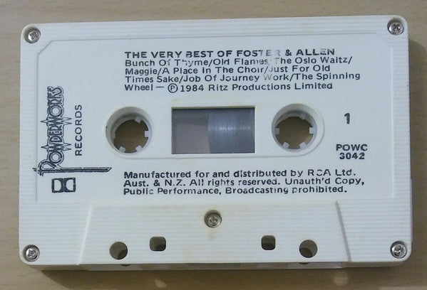 Foster & Allen : The Very Best Of Foster & Allen (Cass, Comp)