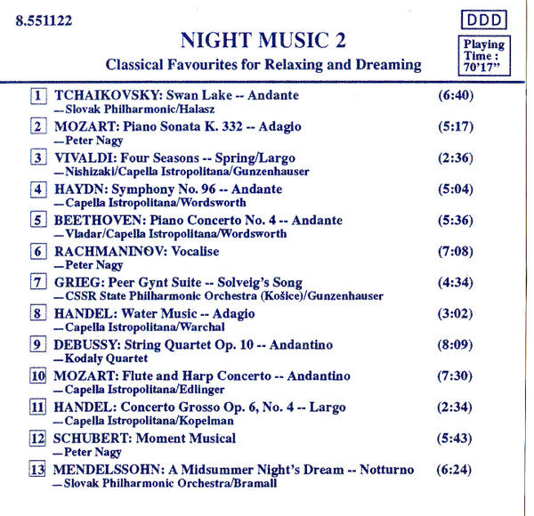 Various : Night Music 2 (CD, Comp)