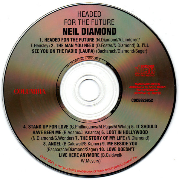 Neil Diamond : Headed For The Future (CD, Album, RE)