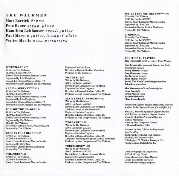 The Walkmen : Lisbon (CD, Album)