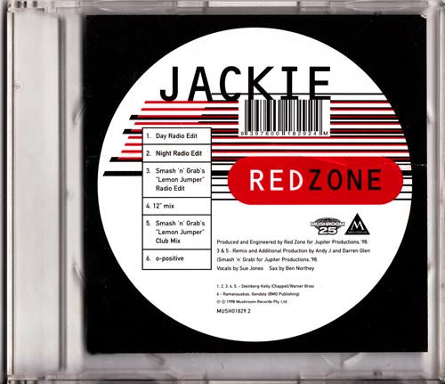 Red Zone* : Jackie (CD, Maxi)