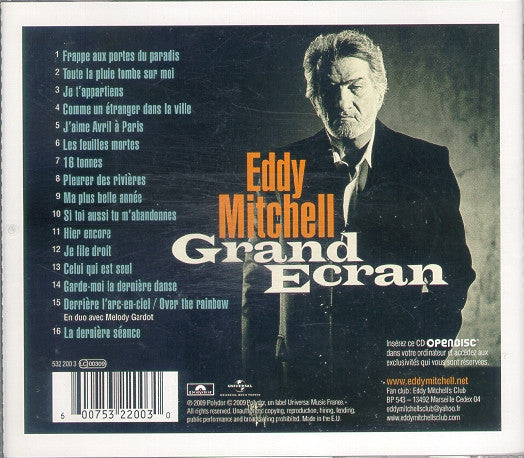 Eddy Mitchell : Grand Ecran (CD, Album, Enh, Ope)