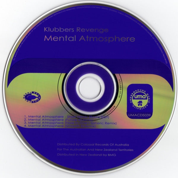 Klubbers Revenge : Mental Atmosphere (CD, Maxi)