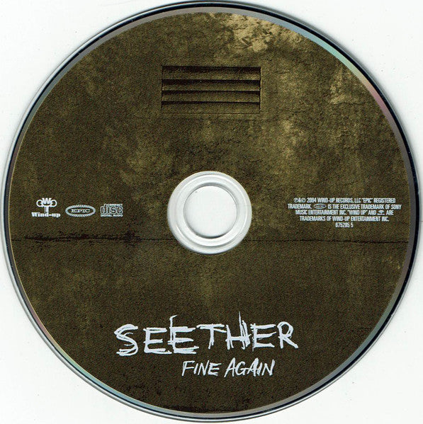 Seether : Fine Again (CD, Maxi, Enh)