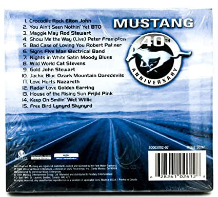 Various : Mustang 40th Anniversary (CD, Comp)