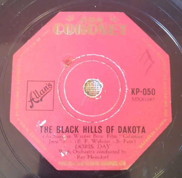 Doris Day With Paul Weston And His Orchestra : The Black Hills Of South Dakota / When The Red Red Robin Comes Bob Bob Bobbin' Along (Shellac, 10")