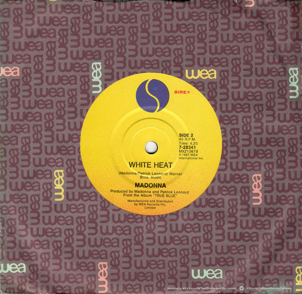 Madonna : Who's That Girl (7", Single)