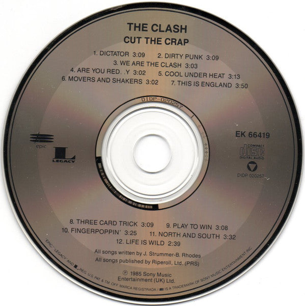 The Clash : Cut The Crap (CD, Album, RE, RM)