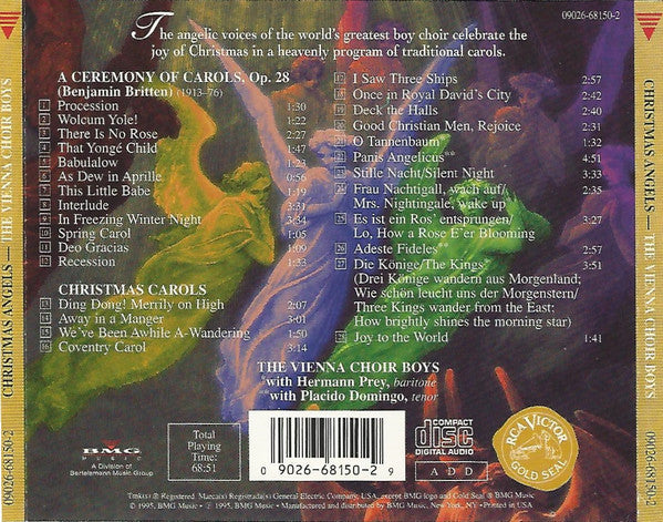 The Vienna Choir Boys* : Christmas Angels (CD, Comp)