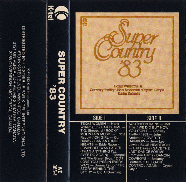Various : Super Country '83 (Cass, Comp, Fus)