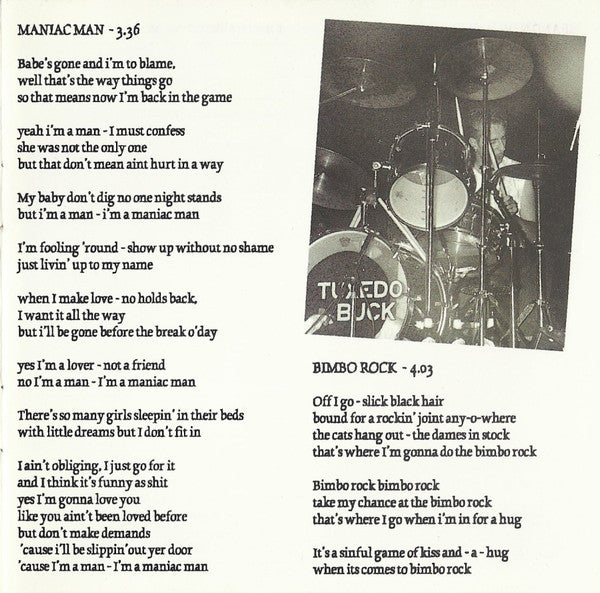 Tuxedo Buck : Cut Rate Liquor (CD, Album)